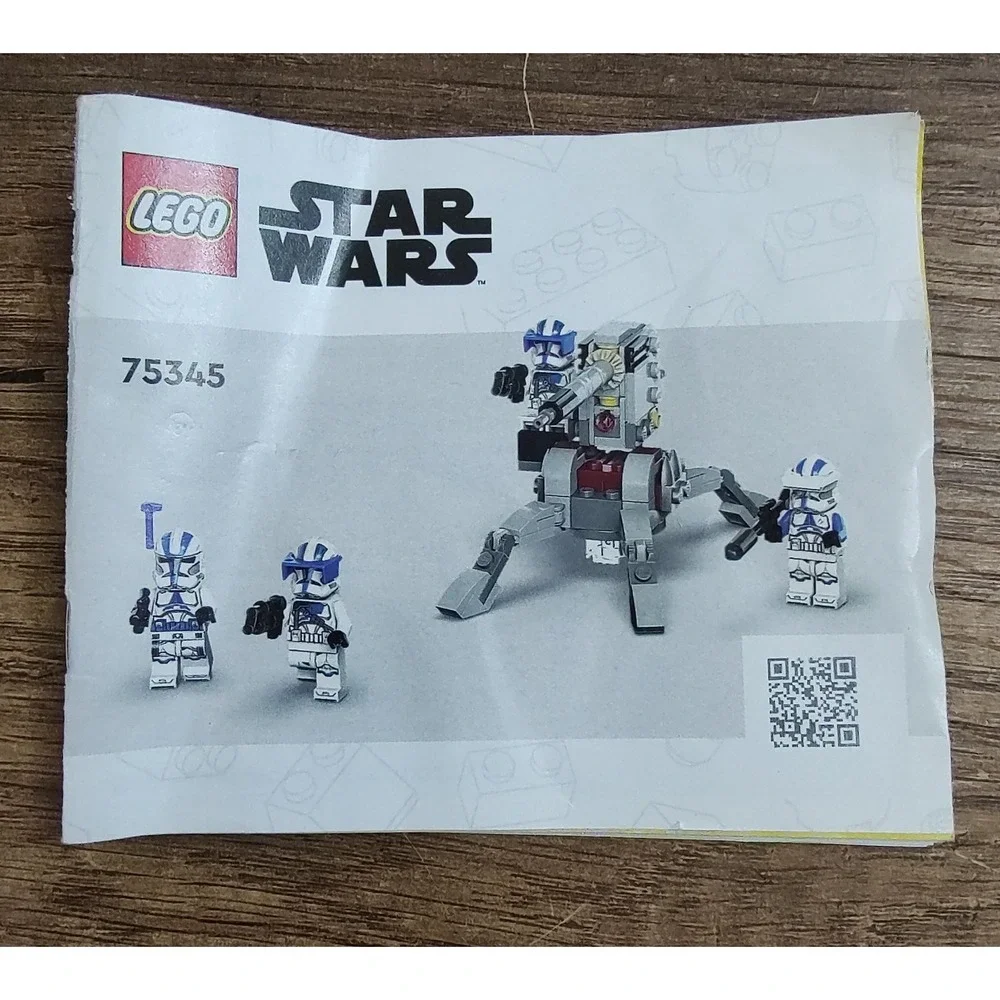 LEGO Star Wars: 501st Clone Troopers Battle Pack (75345): Instructions Only - Picture 1 of 1